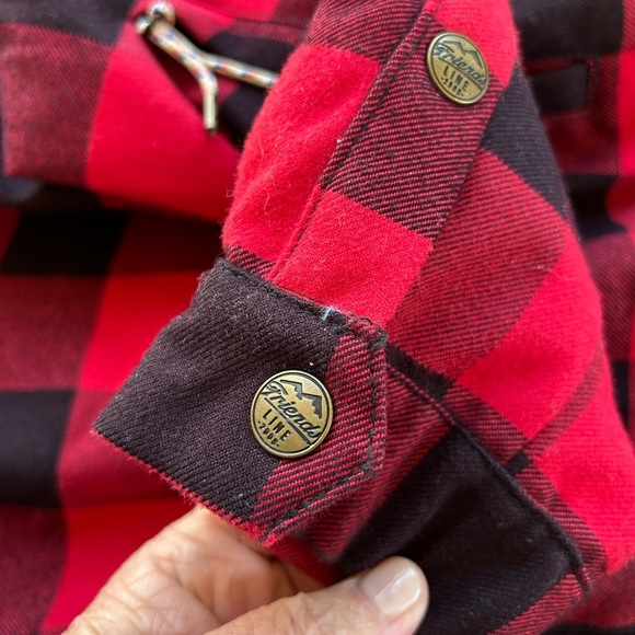 Picture Recycled & Organic Clothing Black Edition Line Buffalo Plaid. Like new - Picture 16 of 16